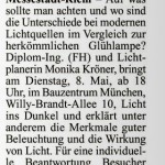 Ankündigung Hallo Anzeige